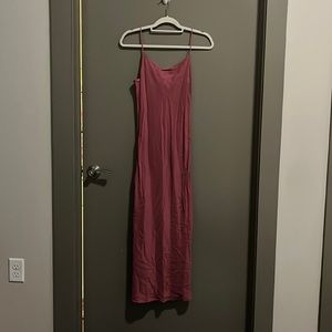 Rose colored slip dress. JCrew. Size 6